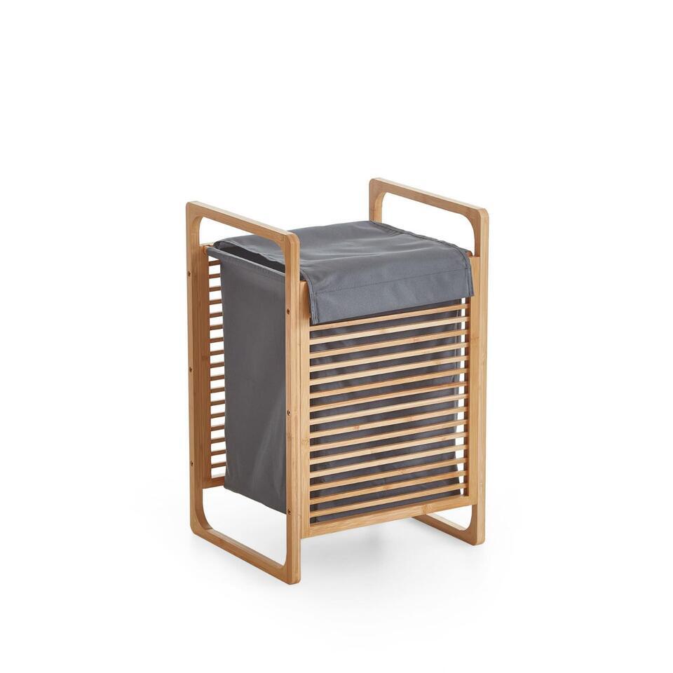 Hioshop Karin wasmand bamboe- grijs