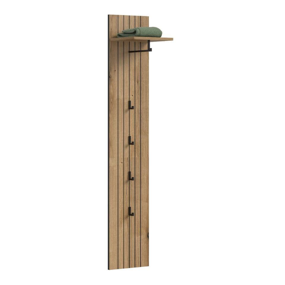 Hioshop Station kapstok 4 haken eik decor