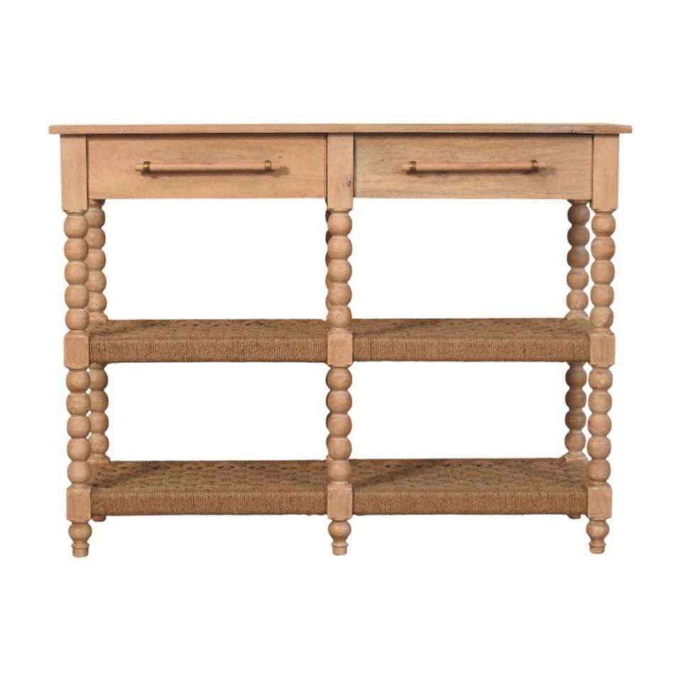 Artisan Furniture Massief Mangohouten Spindle sidetable
