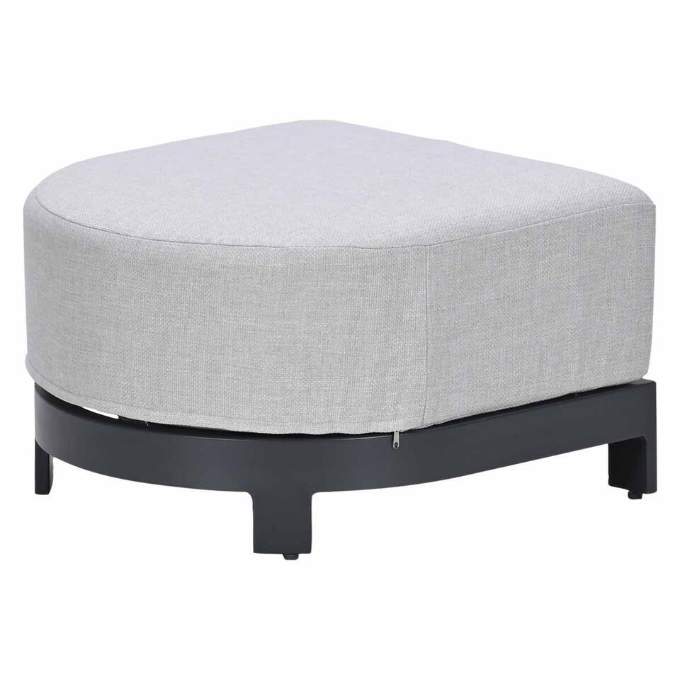 Garden Impressions Malakka chaise voetenbank – donker grijs