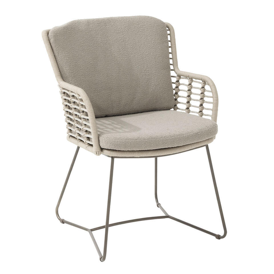 4 Seasons Fabrice lounge dining stoel – terre