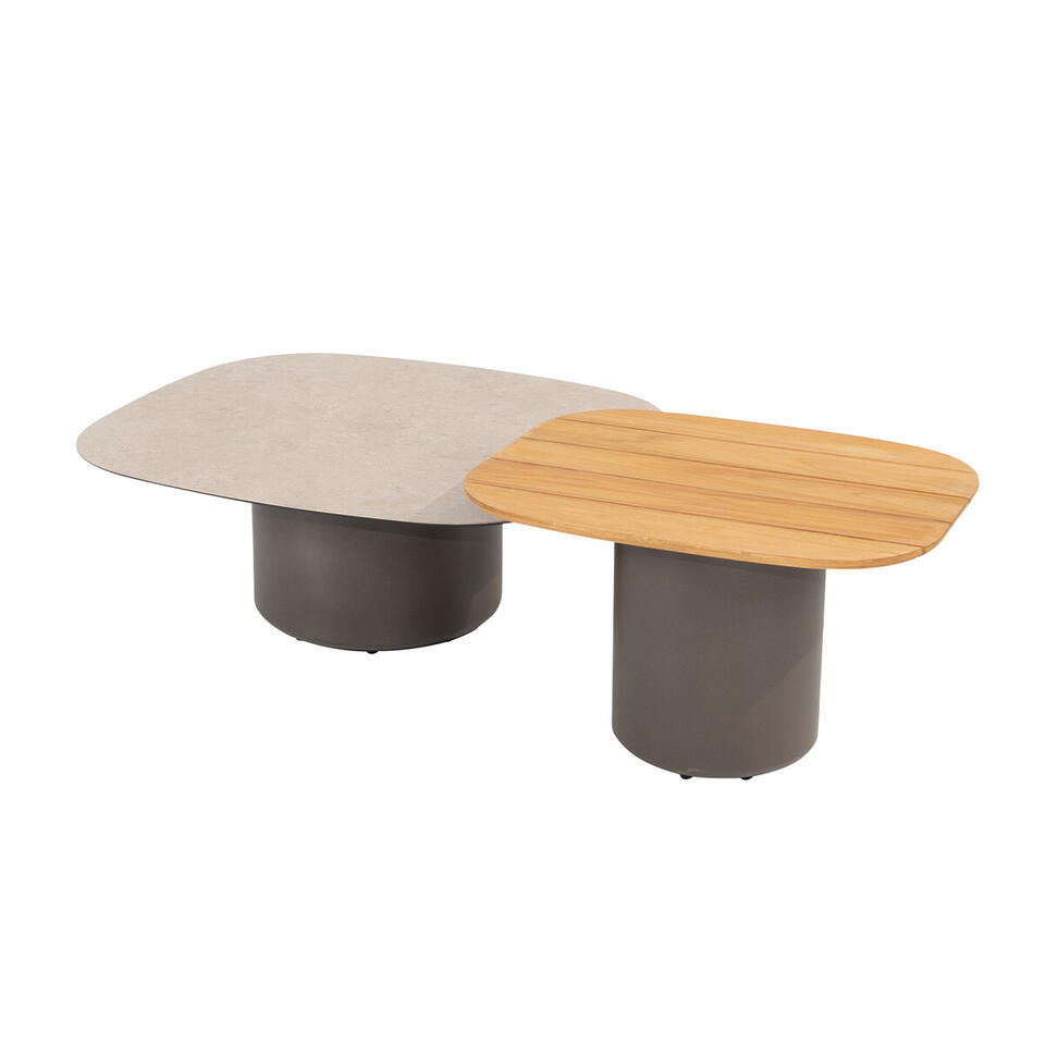 4 Seasons Demi loungetafels 50×60 cm en 70×80 cm – terre