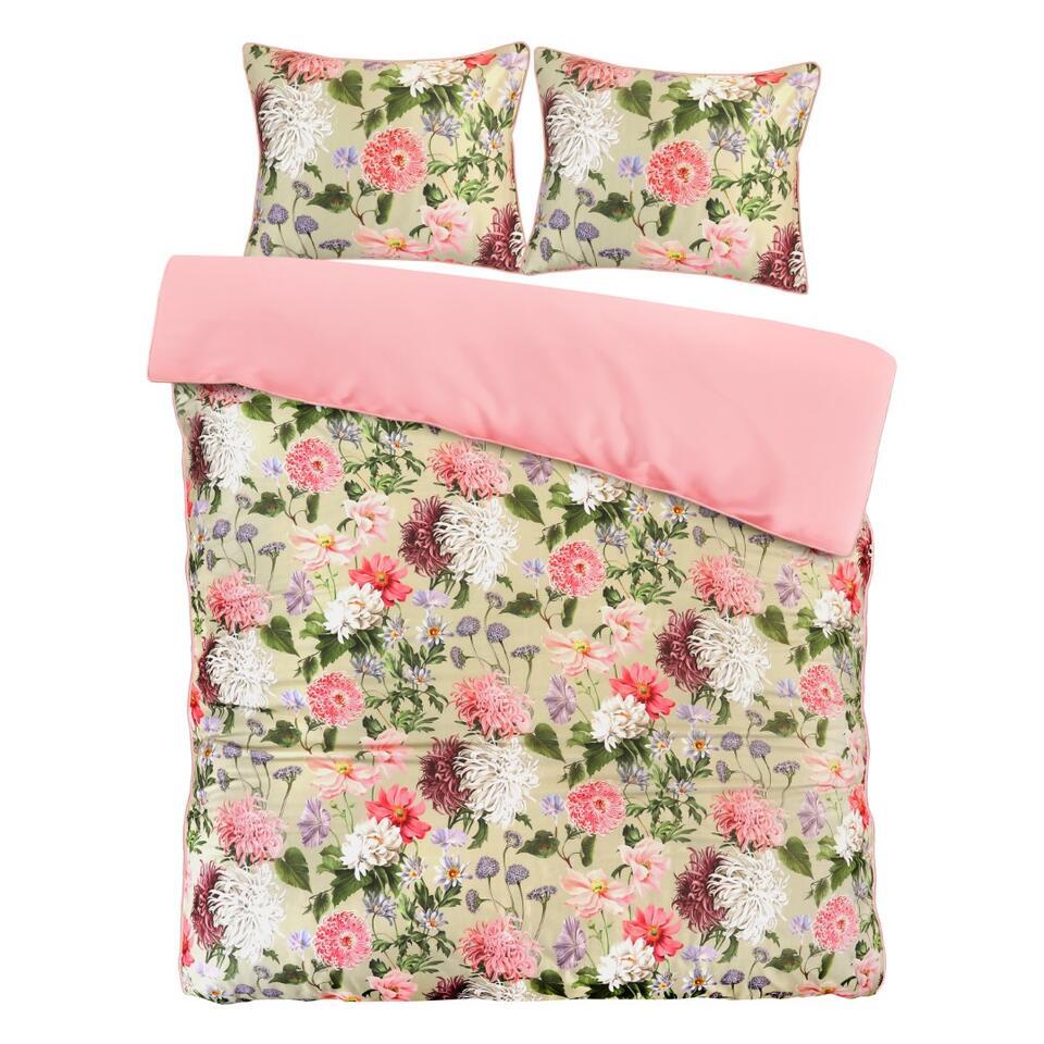 Papillon Olivia Dekbedovertrek – Tweepersoons – 200×200/220 cm – Groen