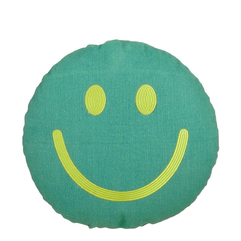 Mica Decorations Smiley Sierkussen – Ø45 x 10 cm