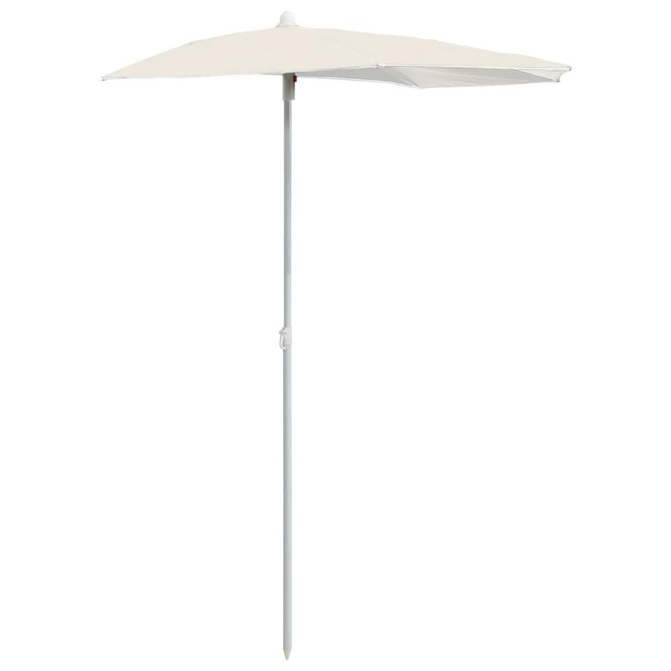vidaXL – Parasol – Crème – Stof