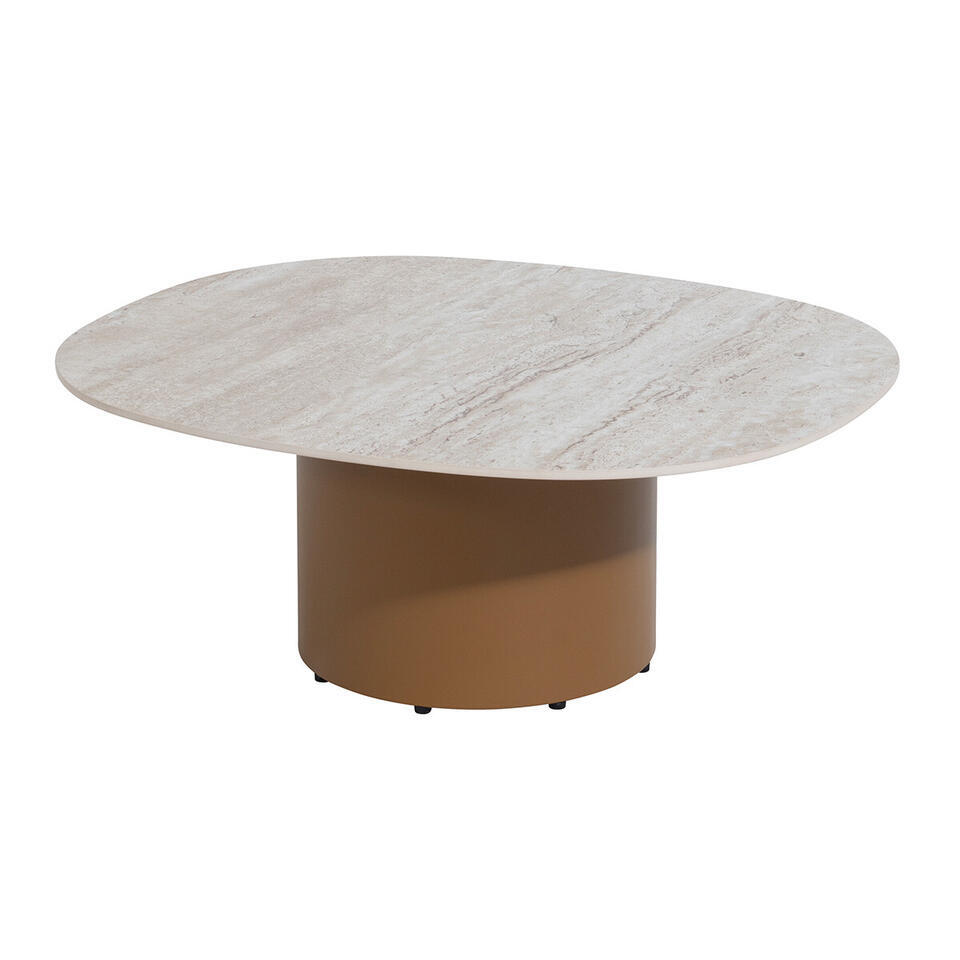 4 Seasons Sofie loungetafel 70x80x30 cm amber – ceramic