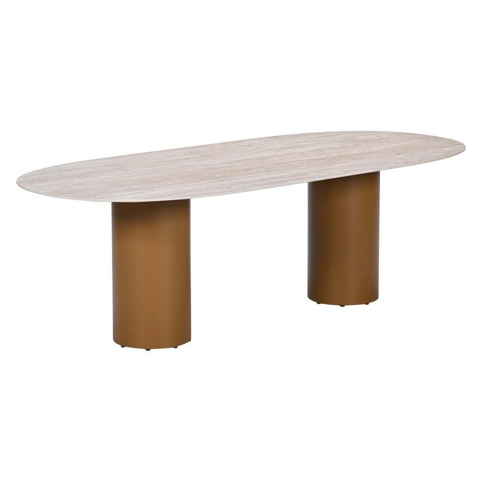 4 Seasons Colorado tuintafel 240 x 105 cm ovaal – amber