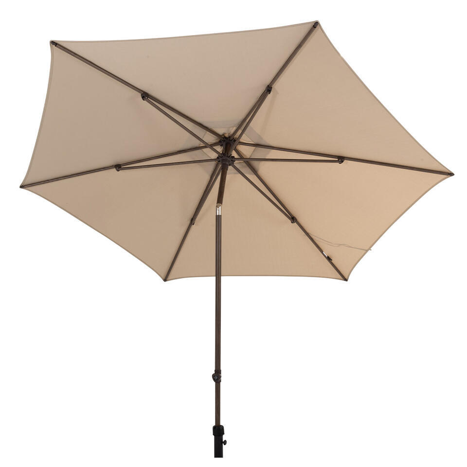 4 Seasons Azzurro stokparasol Ø300 cm beach solefin – Wenge frame