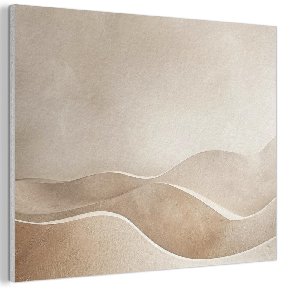 Akoestisch Schilderij 100×70 cm Beige – Natuur – Abstract – Modern