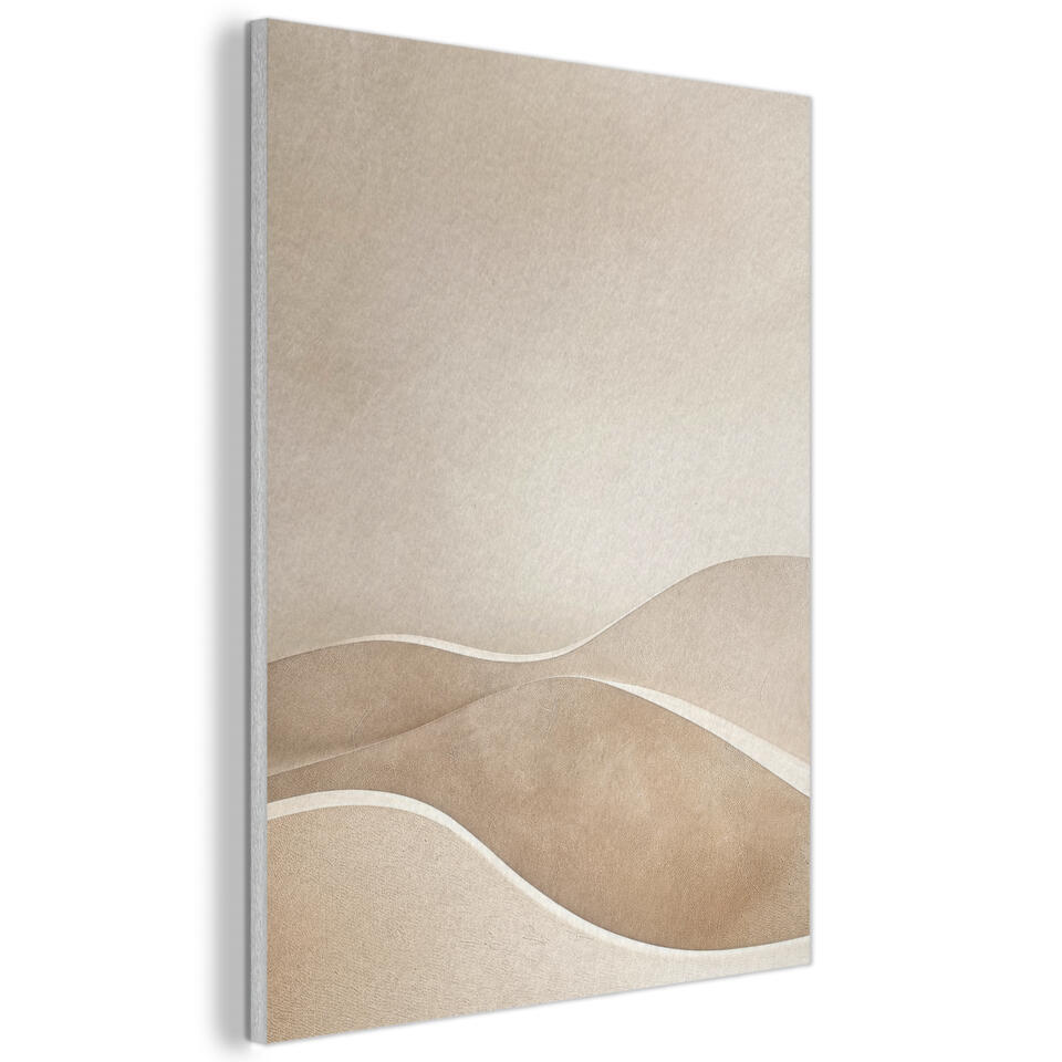 Akoestisch Schilderij 60×80 cm Beige – Natuur – Abstract – Modern