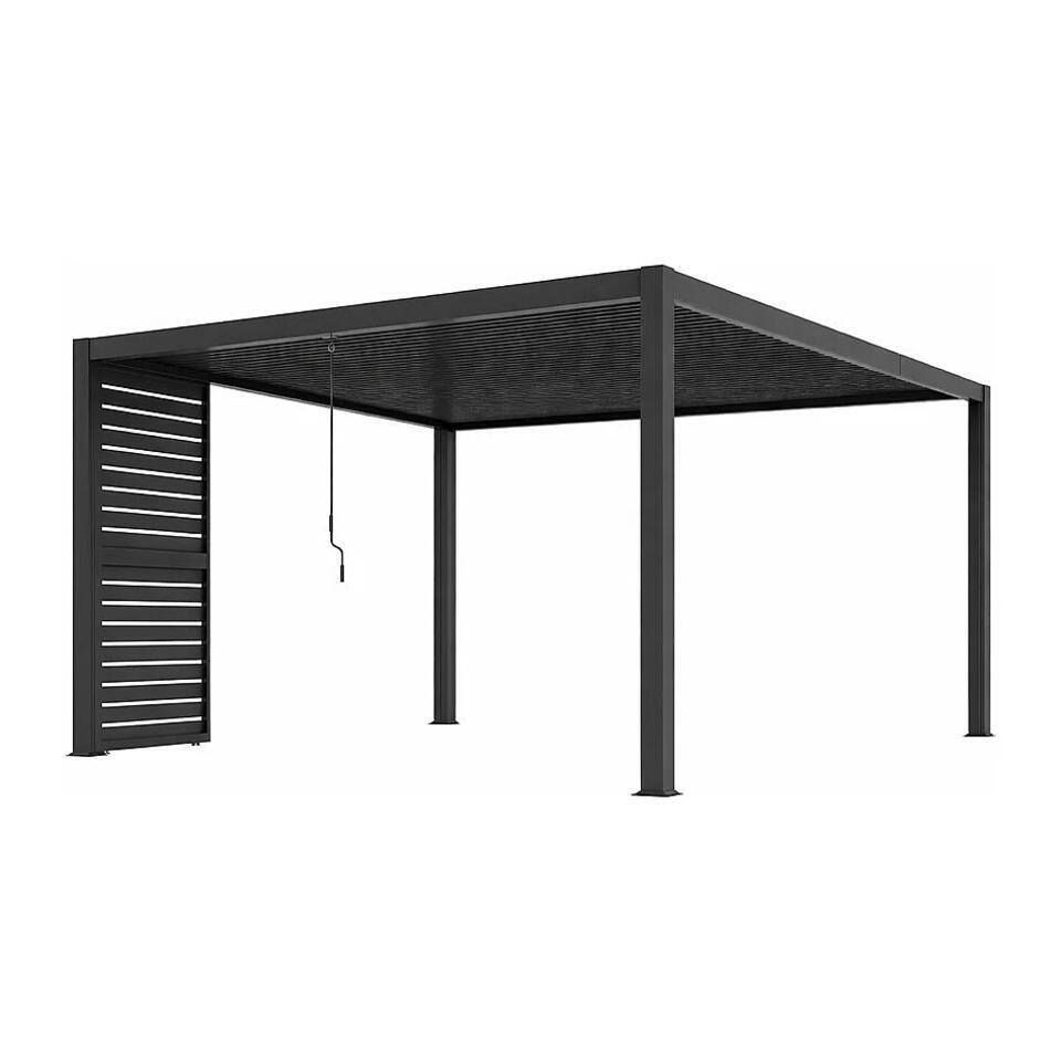 Vrijstaande pergola AMALFI – – Antracietgrijs Metaal