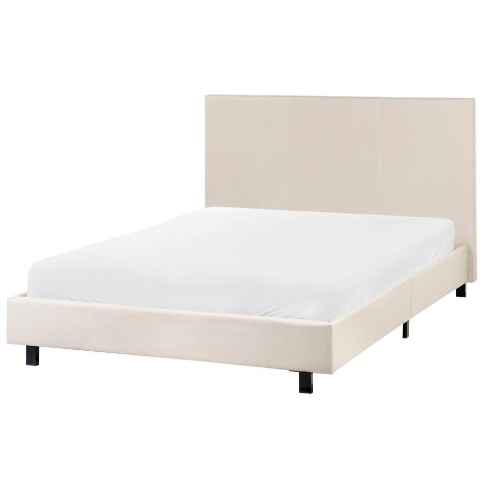 ALBI – Tweepersoonsbed – Beige – 120 x 200 cm – Polyester