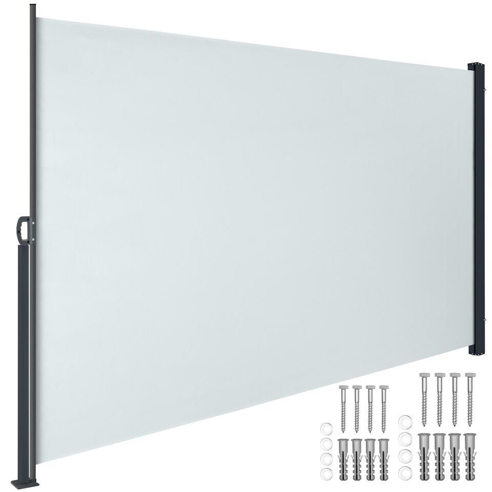 Zijmarkies – Zonwering en Windbescherming – Grijs – 300x9x200 cm – Terras