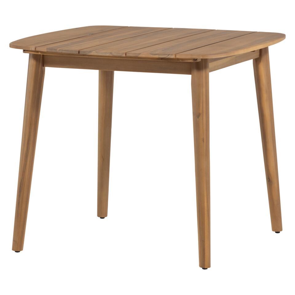 WOOOD Kris Tuintafel – Acacia Hout – Naturel – 76x90x90