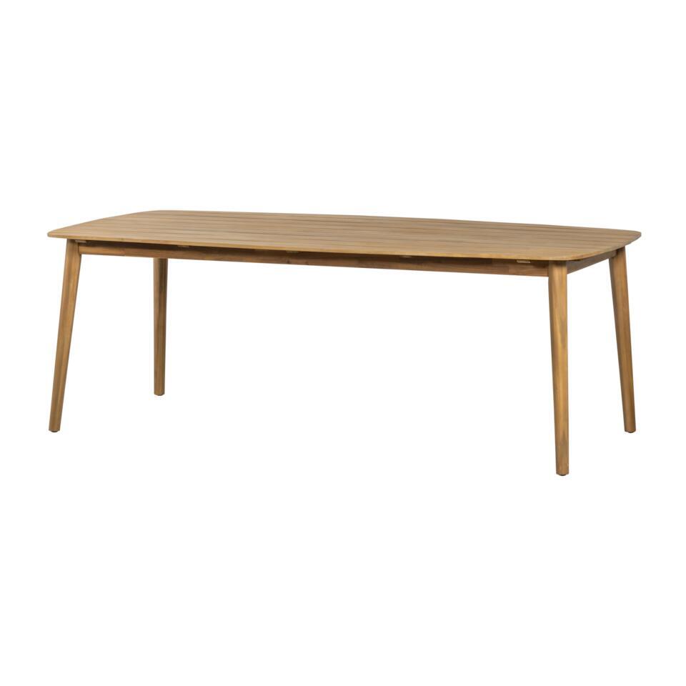 WOOOD Kris Tuintafel – Acacia Hout – Naturel – 76x215x90