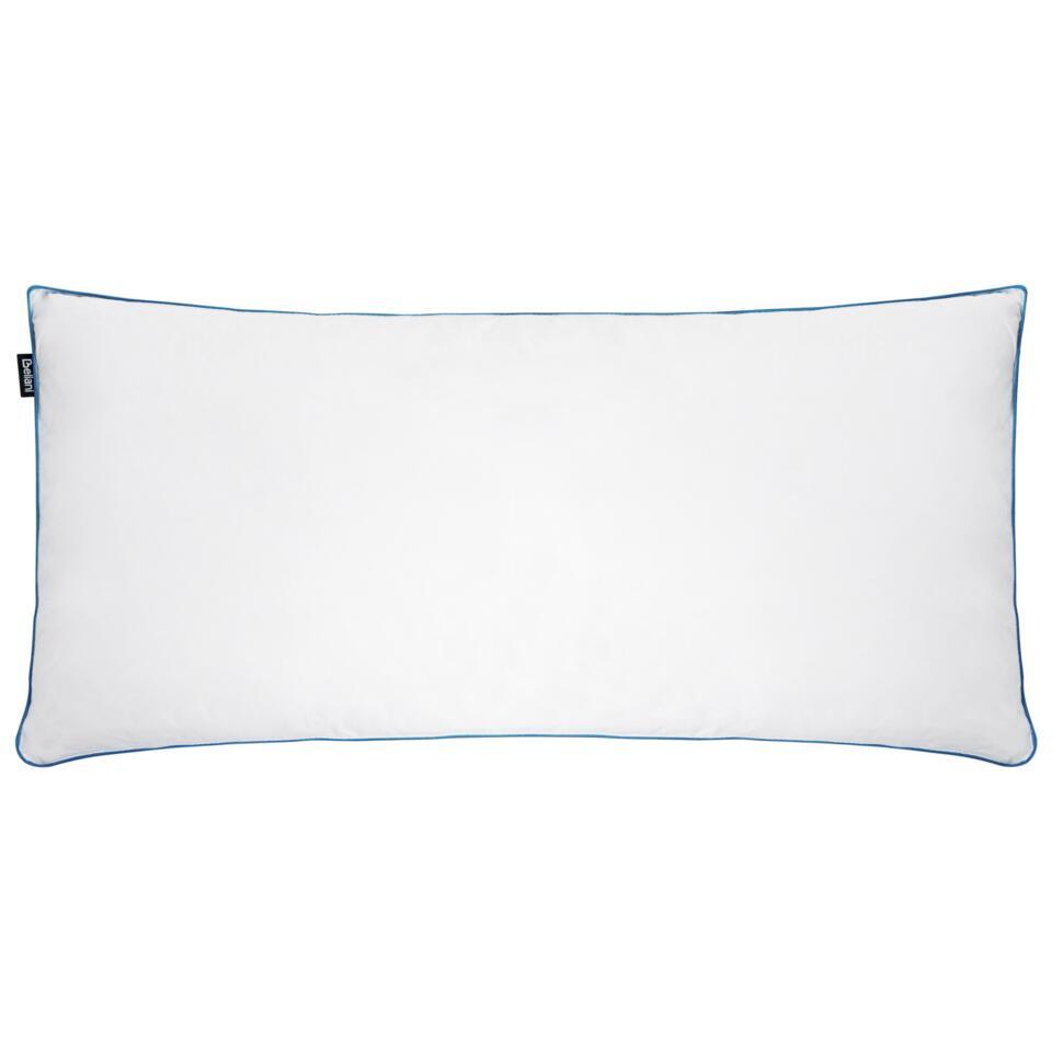 ANETO – Hoofdkussen 3 vakken – Wit – 40 x 80 cm – Hoog – Eendenveren
