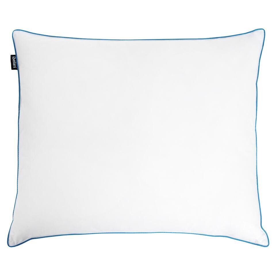 ANETO – Hoofdkussen 3 vakken – Wit – 80 x 80 cm – Laag – Eendenveren