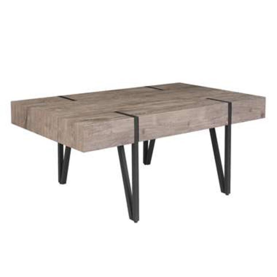 ADENA – Salontafel – Donkere houtkleur – MDF