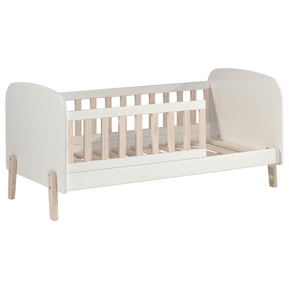 Vipack peuterbed Kiddy – wit – 68x77x148 cm