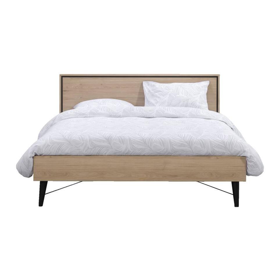 Bed Kansas – eikenkleur – 140×200 cm
