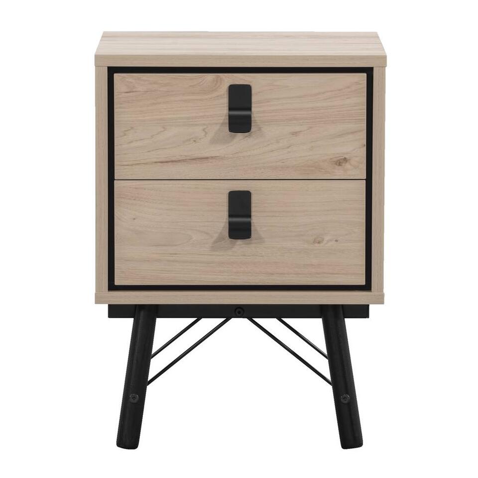 Nachtkastje Kansas – eikenkleur – 60x44x40 cm