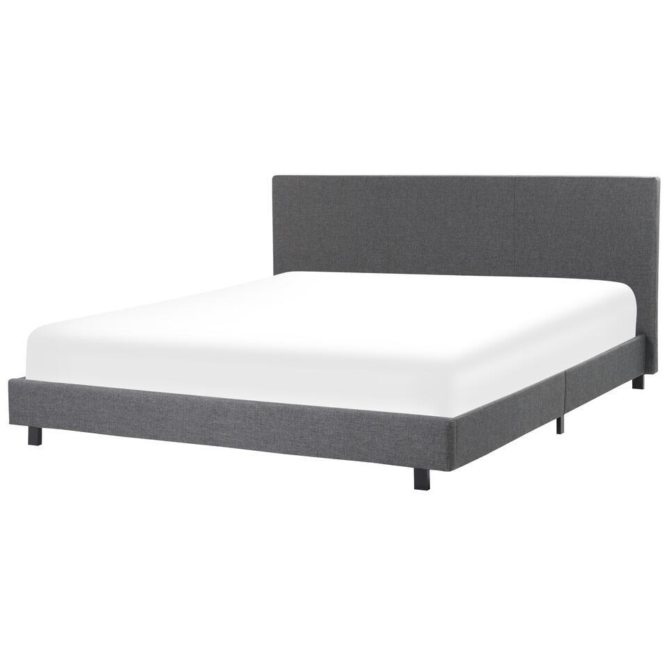 ALBI – Tweepersoonsbed – Grijs – 180 x 200 cm – Polyester