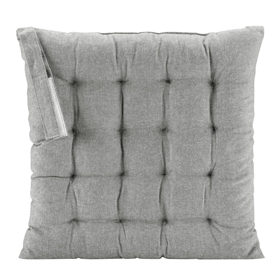 Zitkussen Liam – antraciet – 40×40 cm
