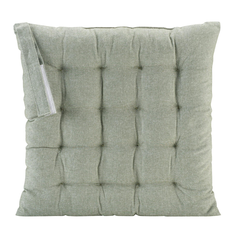Zitkussen Liam – groen – 40×40 cm