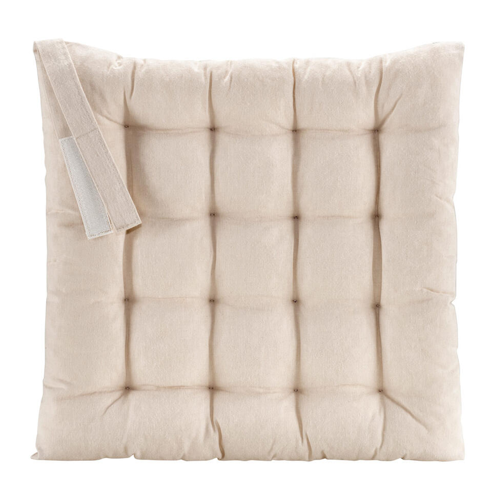 Zitkussen Liam – beige – 40×40 cm