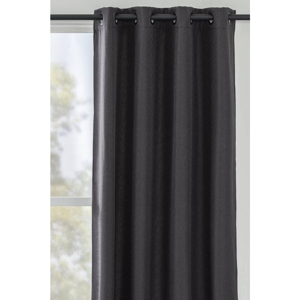 Gordijn Dion – antraciet – 140×280 cm (1 stuk)