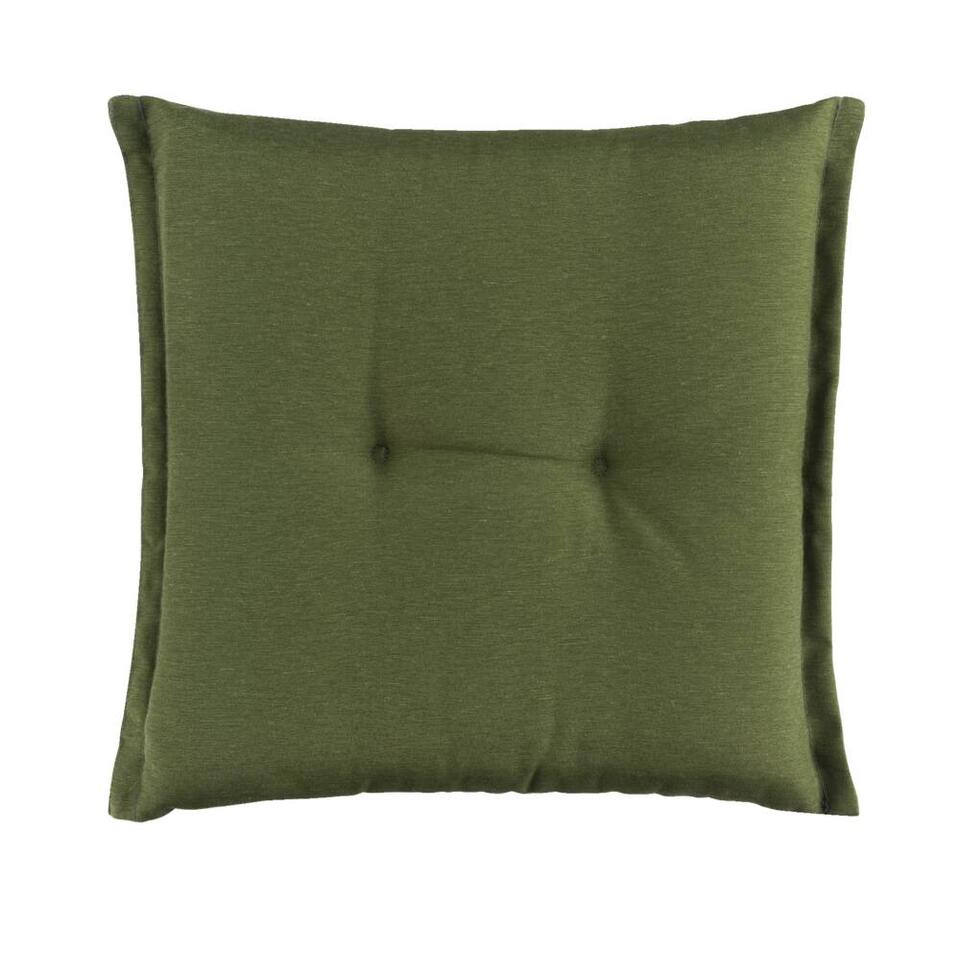Zitkussen Brest – donkergroen – 44×44 cm