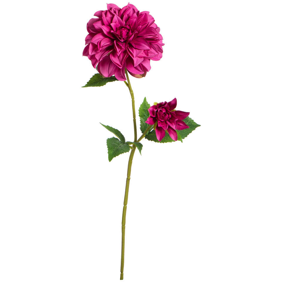 Kunstbloem Dahlia Spray roze – 60 cm