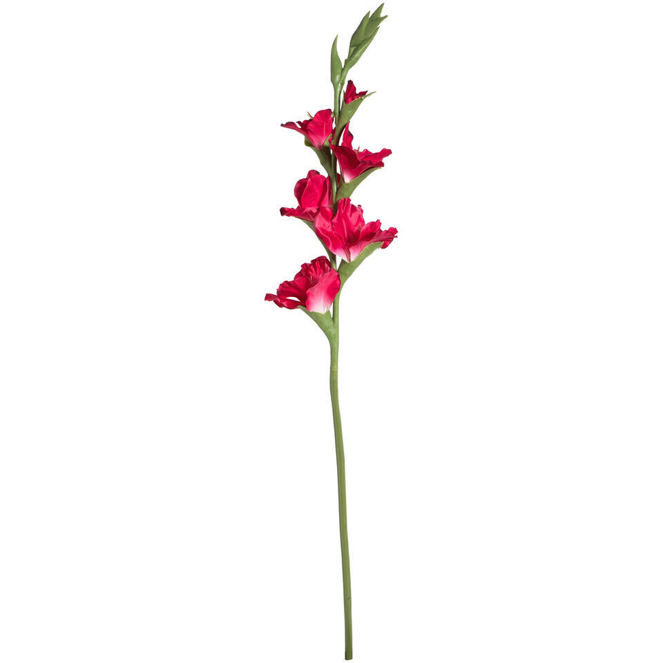 Kunstbloem Gladiolus Spray Fuchsia – 88 cm