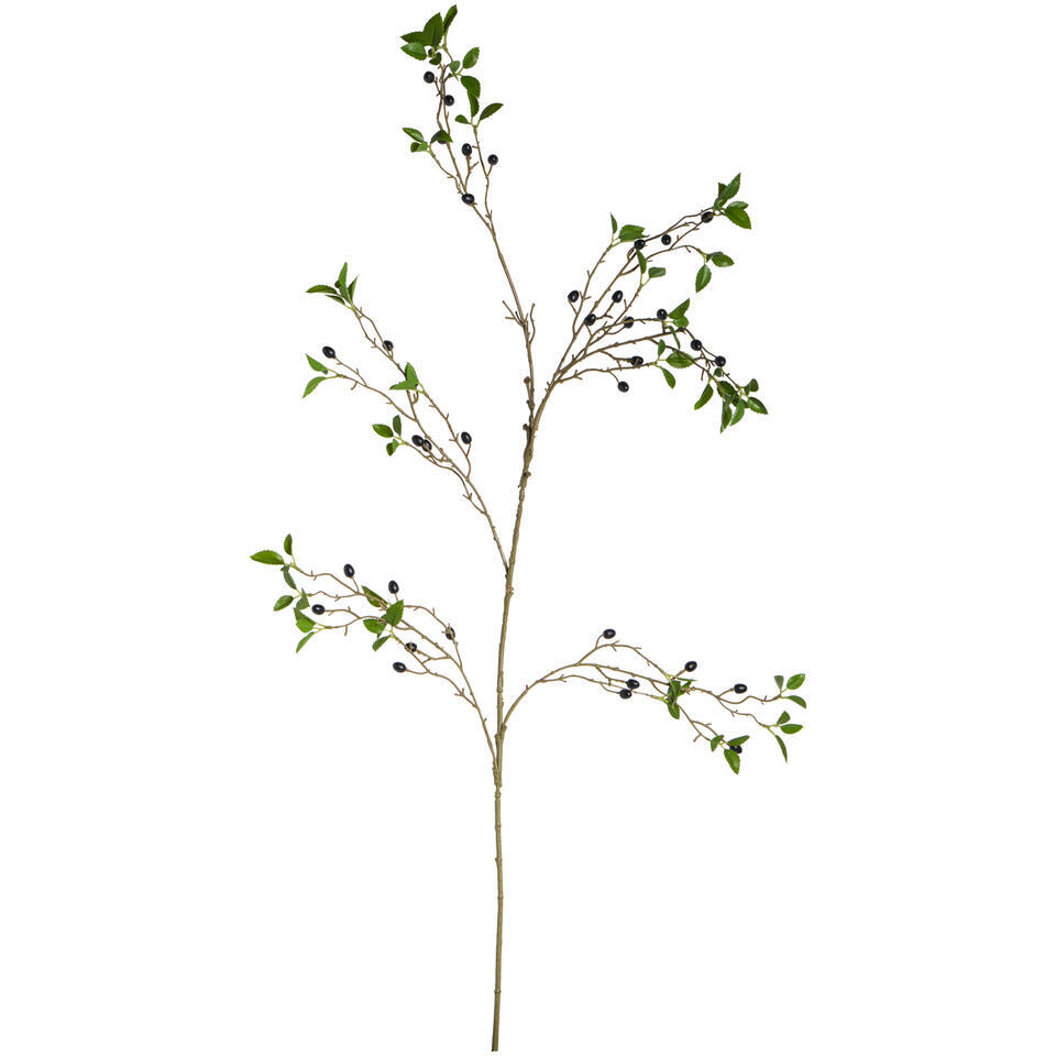 Kunstbloem Olive Spray groen – 120 cm