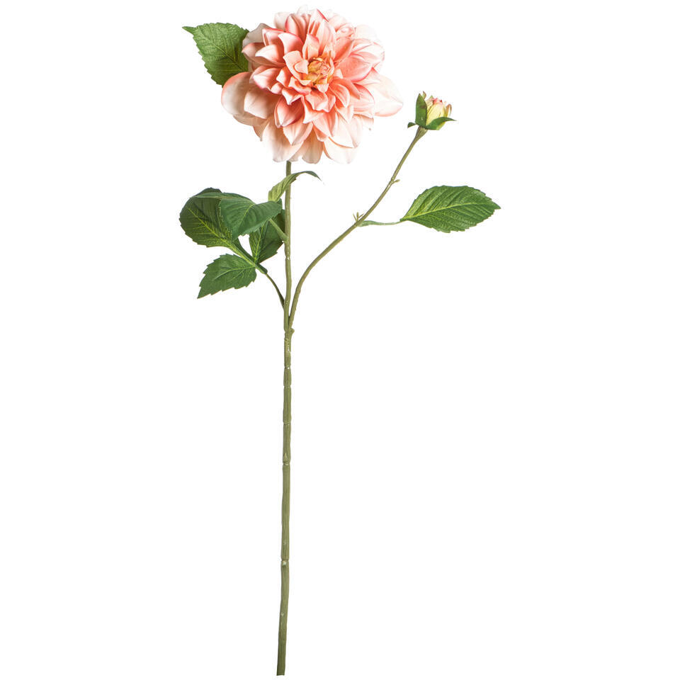 Kunstbloem Dahlia Spray peach – 70 cm