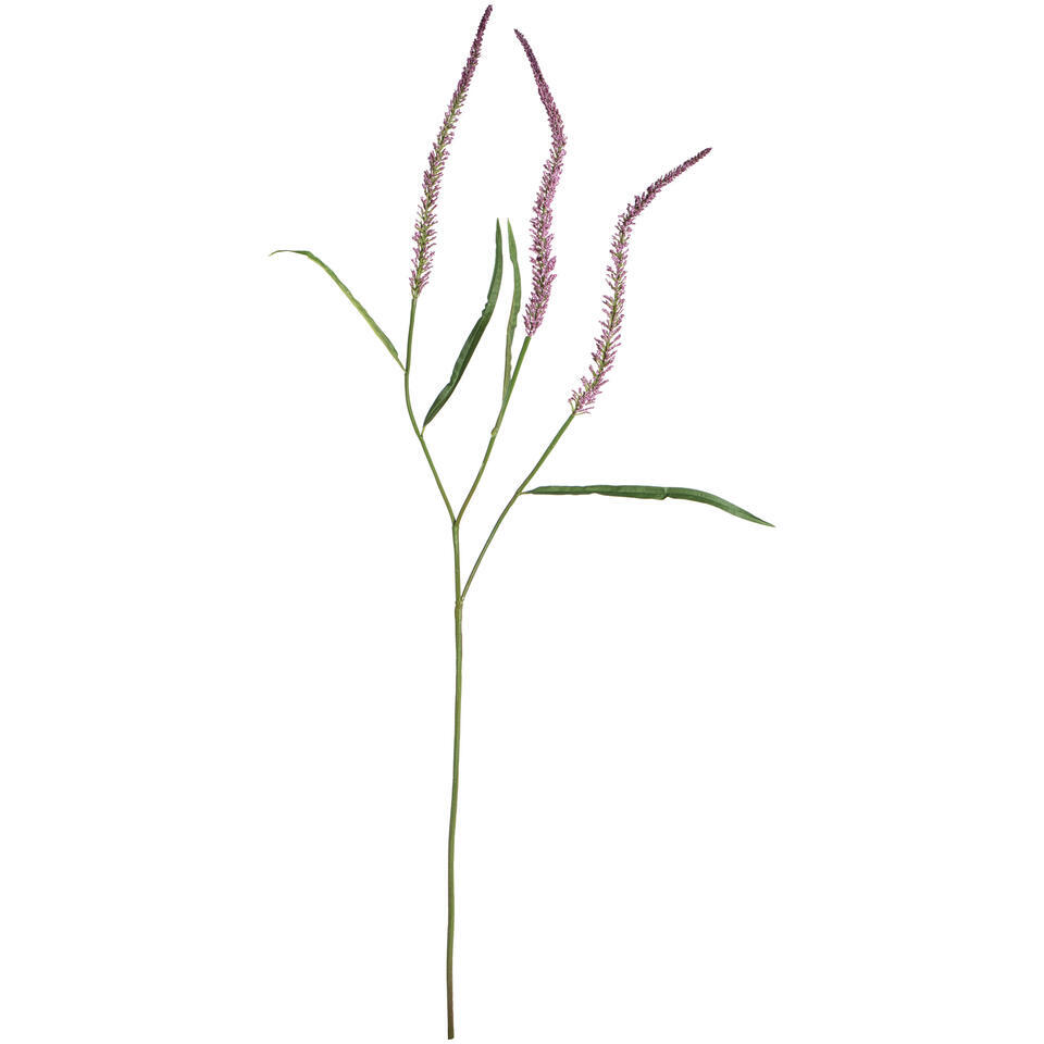 Kunstbloem Grass Flower Spray paars – 115 cm