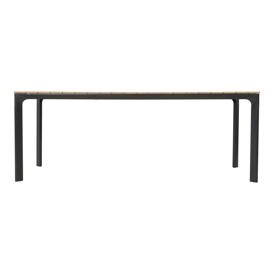 Tafel Arezzo – bruin/antraciet – 200x90x74 cm